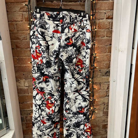 Karbon Floral Print Wide-Leg Ski Pants - Picture 2 of 3